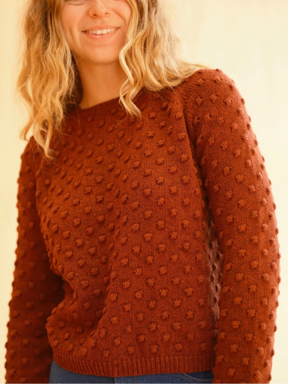 Mollusk Surf Shop Pearl Sweater Wine XS Like New